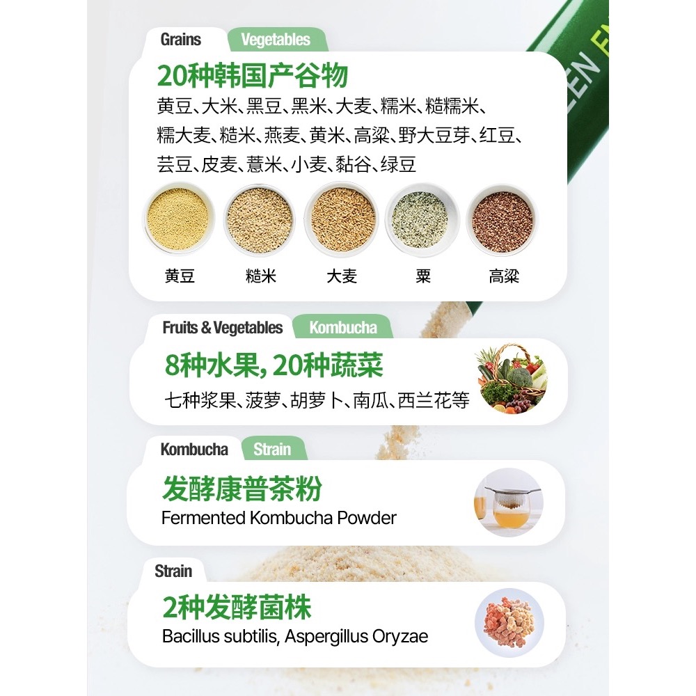 【預購】VITALBEAUTIE 穀物發酵兒茶素酵素 純素循環淨化除水腫輕盈沖泡茶-細節圖3