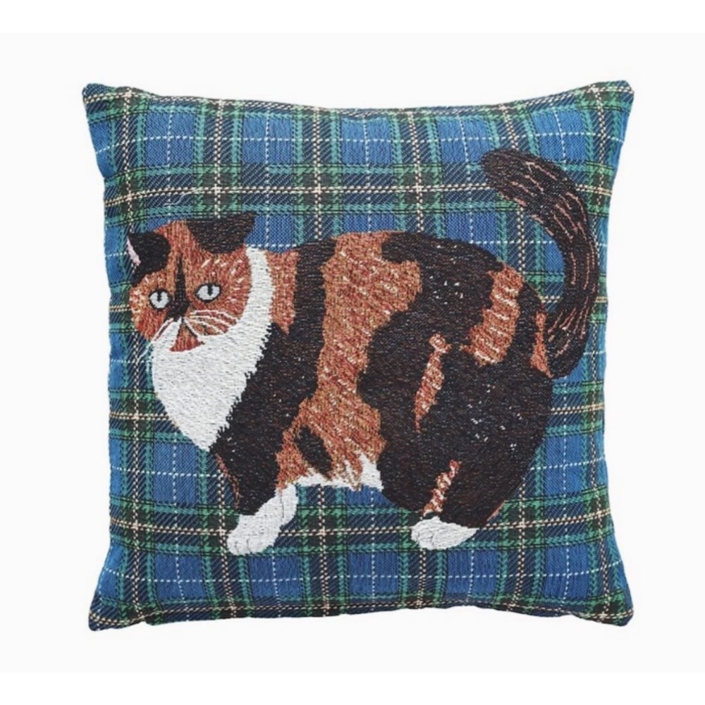 【現貨】日本代購 新款松尾美雪 Matsuo Miyuki 動物插畫抱枕套 (不含枕芯) 靠墊套 貓咪 暹羅貓 三花-規格圖5