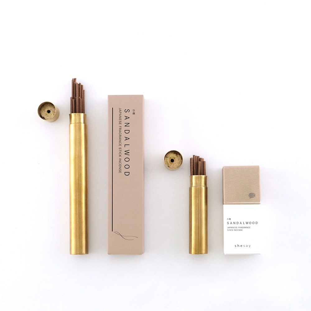 【預購】日本代購 shesay手工黃銅線香收納盒+香座二合一(不含線香) 產地印度 日雜 香氛 便攜 旅行 收納 兩用-細節圖5