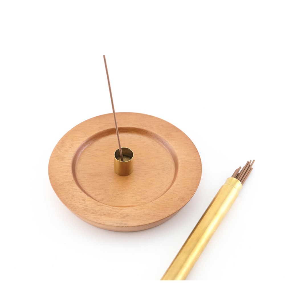 【預購】日本代購 shesay手工黃銅線香收納盒+香座二合一(不含線香) 產地印度 日雜 香氛 便攜 旅行 收納 兩用-細節圖8