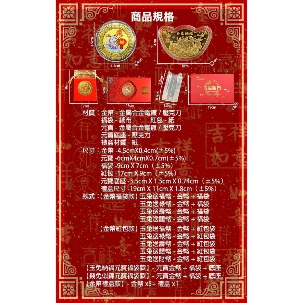 [台灣現貨] 【厚重實心幣】 龍年開運招財金幣 烘爐地財神廟過香爐加持 非金箔 元寶 紅包袋 錢母 發財金 送禮包裝盒-細節圖3