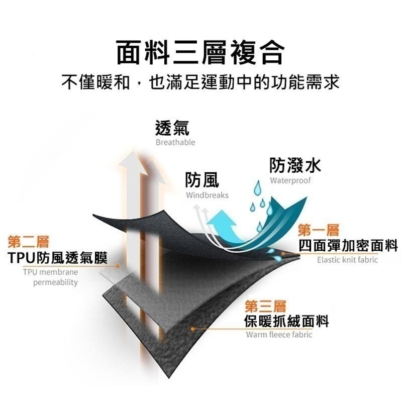 防風抗寒加厚保暖褲 加絨衝鋒褲 機能褲 保暖褲 雪地 耐磨 登山褲 休閒褲 戶外褲 運動褲 保暖長褲-細節圖5