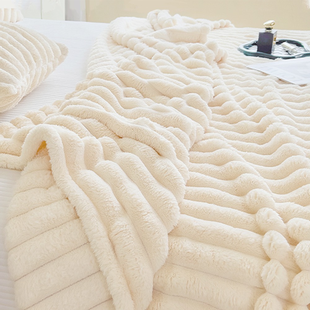 【7-ELEVEN門市團購】抗靜電雙面兔絨毛毯被150x200cm 9色任選 午睡蓋毯 雙人被 毛毯 空調毯 法蘭絨-細節圖8