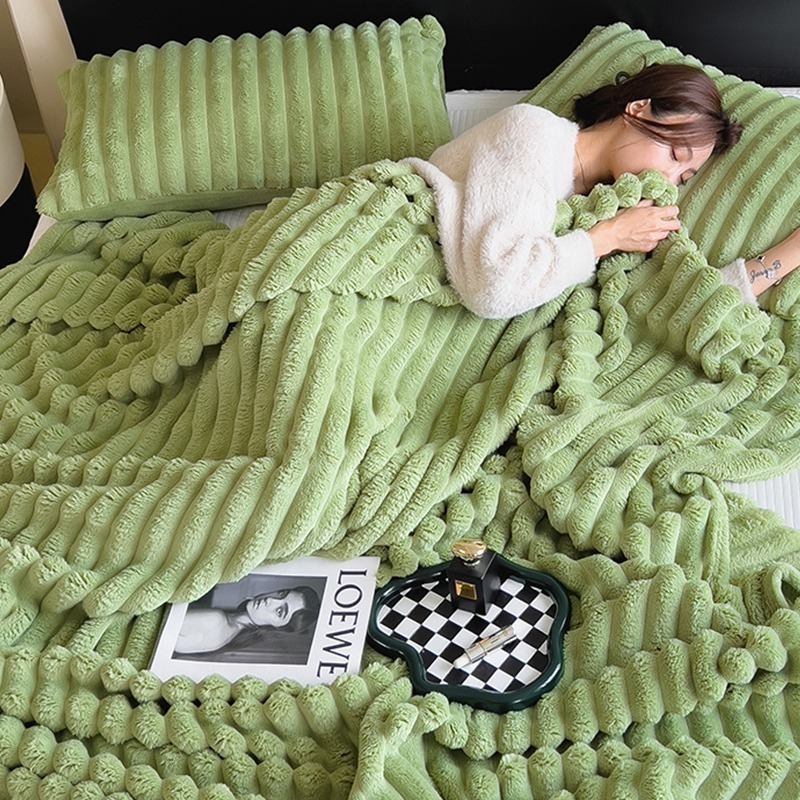 【7-ELEVEN門市團購】抗靜電雙面兔絨毛毯被150x200cm 9色任選 午睡蓋毯 雙人被 毛毯 空調毯 法蘭絨-規格圖8