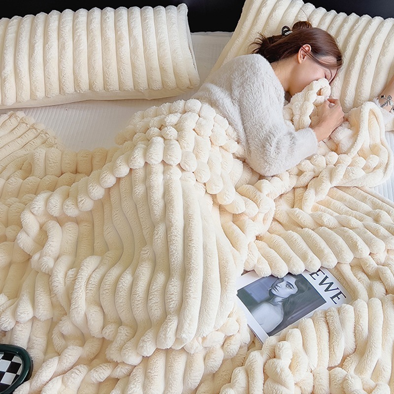 【7-ELEVEN門市團購】抗靜電雙面兔絨毛毯被150x200cm 9色任選 午睡蓋毯 雙人被 毛毯 空調毯 法蘭絨-規格圖8