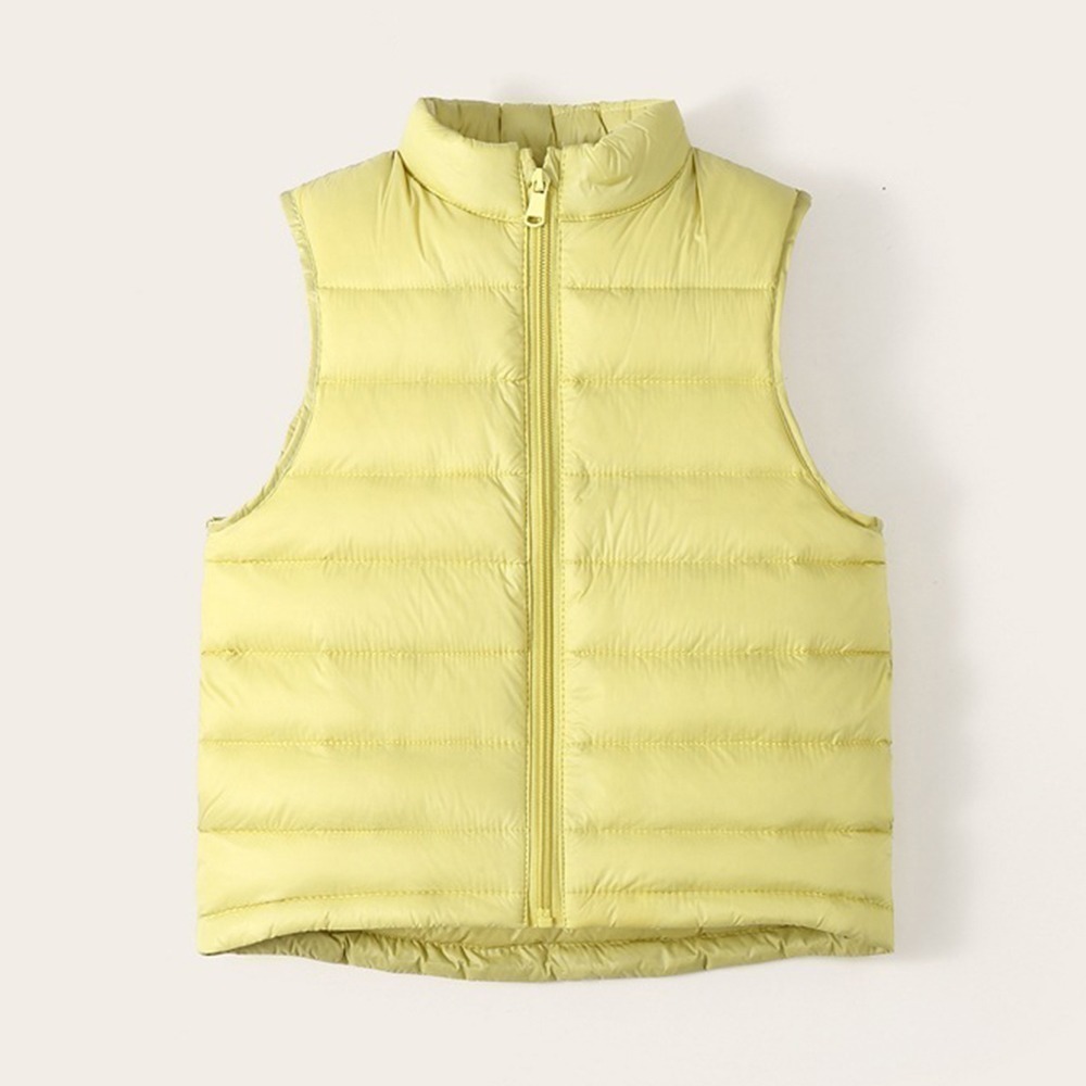 【7-ELEVEN門市團購】輕羽絨兒童立領保暖背心 羽絨背心 馬卡龍色背心 男童背心 女童背心 立領背心-規格圖7