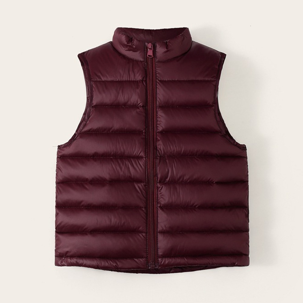 【7-ELEVEN門市團購】輕羽絨兒童立領保暖背心 羽絨背心 馬卡龍色背心 男童背心 女童背心 立領背心-規格圖7