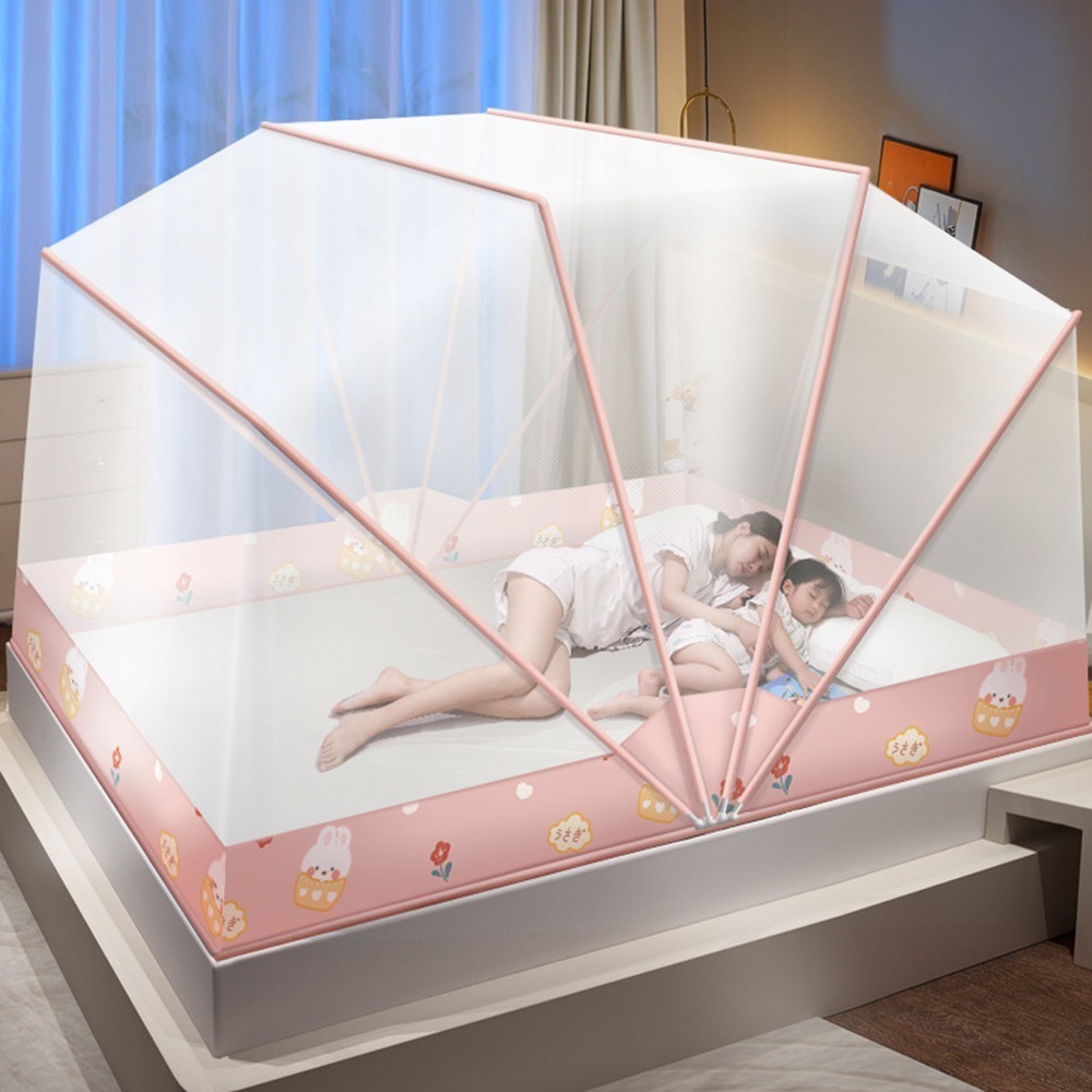 免安裝折疊便攜式 蚊帳 折疊蚊帳 單人蚊帳 雙人蚊帳 加大蚊帳 上下舖蚊帳 防蚊蚊帳 防蚊帳篷 蚊帳-規格圖11