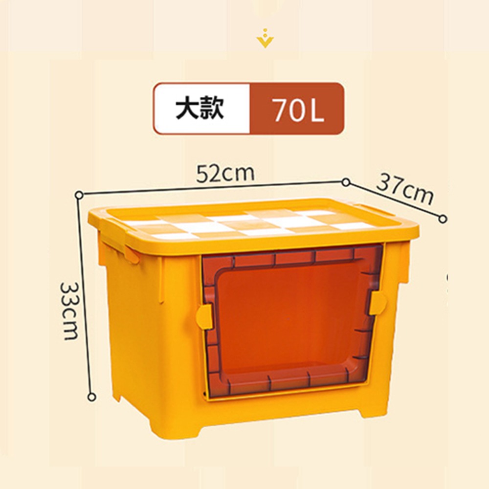 超大衣物收納箱(附滑輪) 莫蘭迪色 收納箱 掀蓋收納箱 抽屜收納箱 衣物收納 整理箱 整理箱 衣櫥 收納櫃-細節圖6