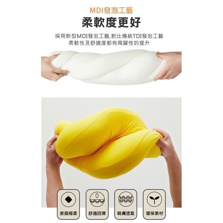 慢回彈抗壓記憶貓肚枕 冰絲涼感慢回彈釋壓枕頭 網紅貓肚枕 側睡枕-細節圖8