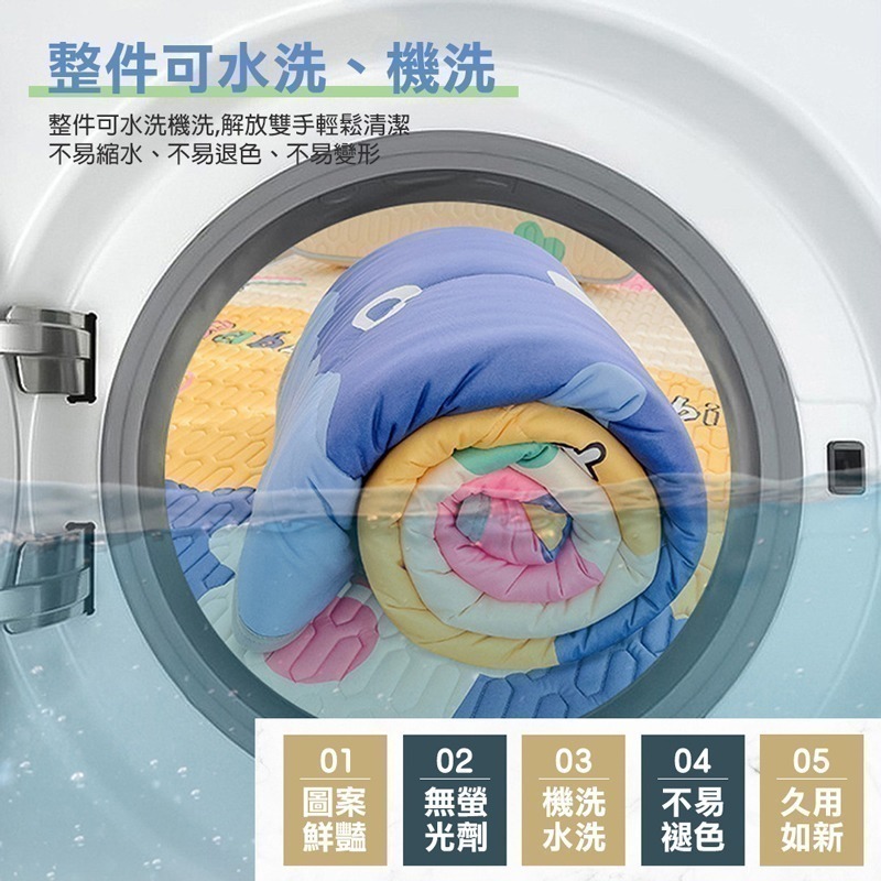 【限時購】可水洗透氣冰絲乳膠床包 贈同款枕套 冰絲床包 床罩 乳膠床笠 涼感床包-細節圖3