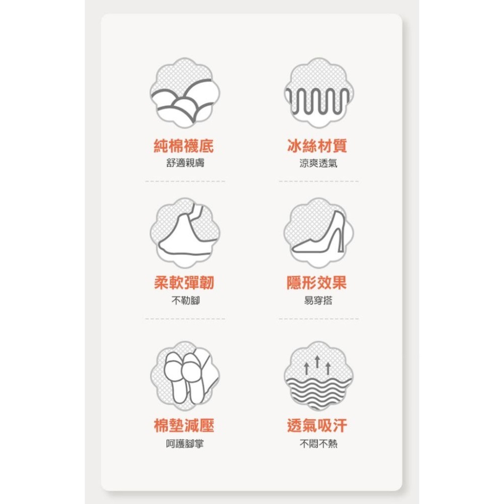 五指半掌隱形襪墊 高跟鞋襪 冰絲前掌襪 半掌襪前腳墊海綿底 露趾襪 隱形襪 淺口隱形-細節圖3
