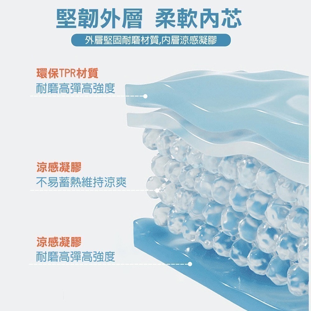 【限時購】折疊凝膠涼感坐墊 7款任選 降溫涼墊 椅墊 散熱墊 汽車涼墊-細節圖4