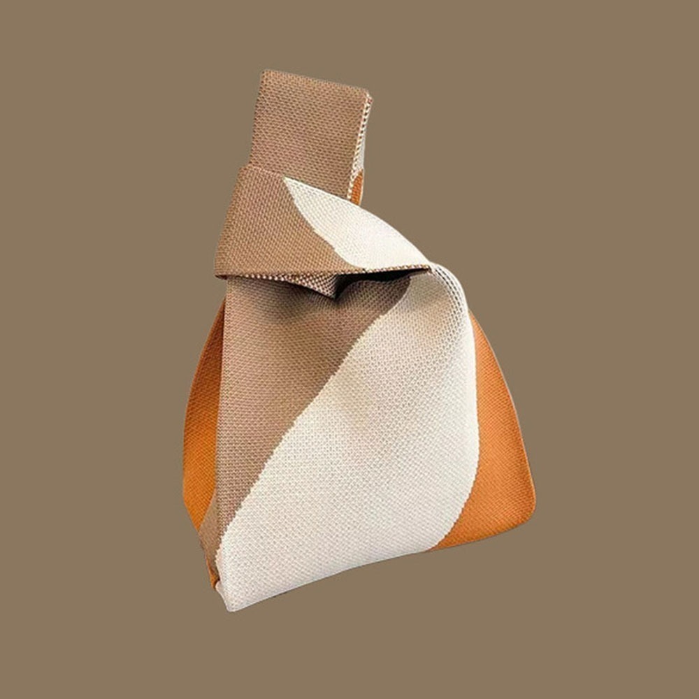 針織手提袋手拎包 共12款 針織包 手提包 收納包 圖騰包 編織包 便當袋-規格圖6