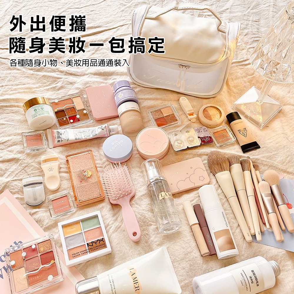 韓風高質感大容量收納包 2色 防水盥洗包 旅行包 防水旅行包 收納包 防水收納包-細節圖5