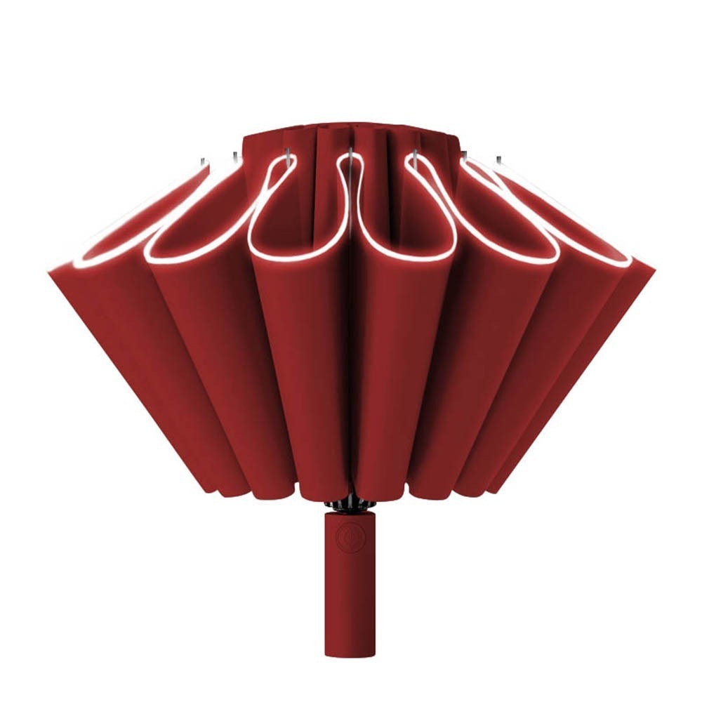 32骨反向開合自動晴雨傘(4色可選) 抗風雨反向傘 雨傘 折疊傘 自動傘 晴雨傘-規格圖6