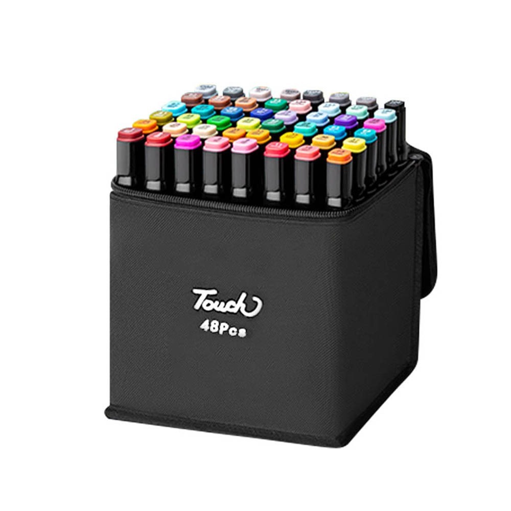 24/48/80色 美術雙頭馬克筆 麥克筆 水彩筆 美術筆 動漫色 酒精性墨水筆 彩色筆 畫畫 手繪-規格圖7