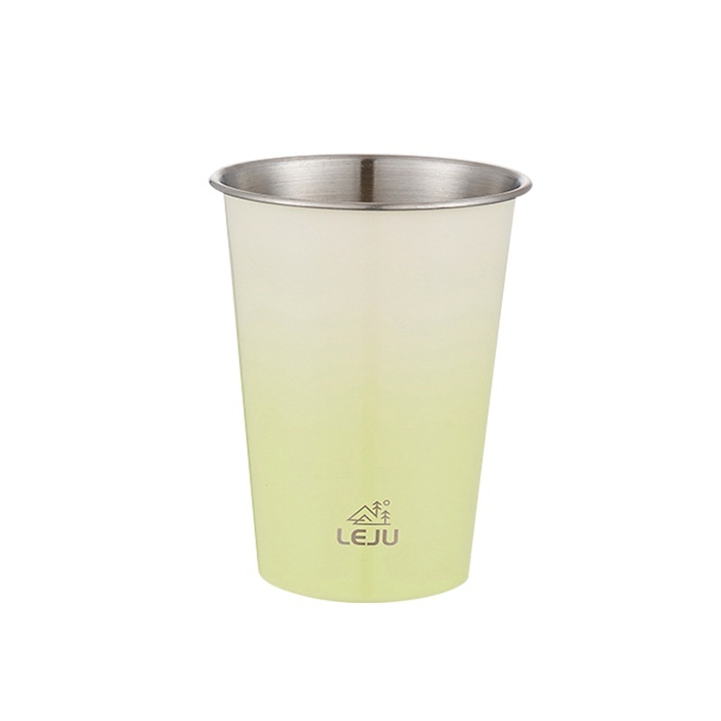 304不鏽鋼水杯 露營啤酒杯 野營杯 露營杯子 不銹鋼杯 9色任選-規格圖6