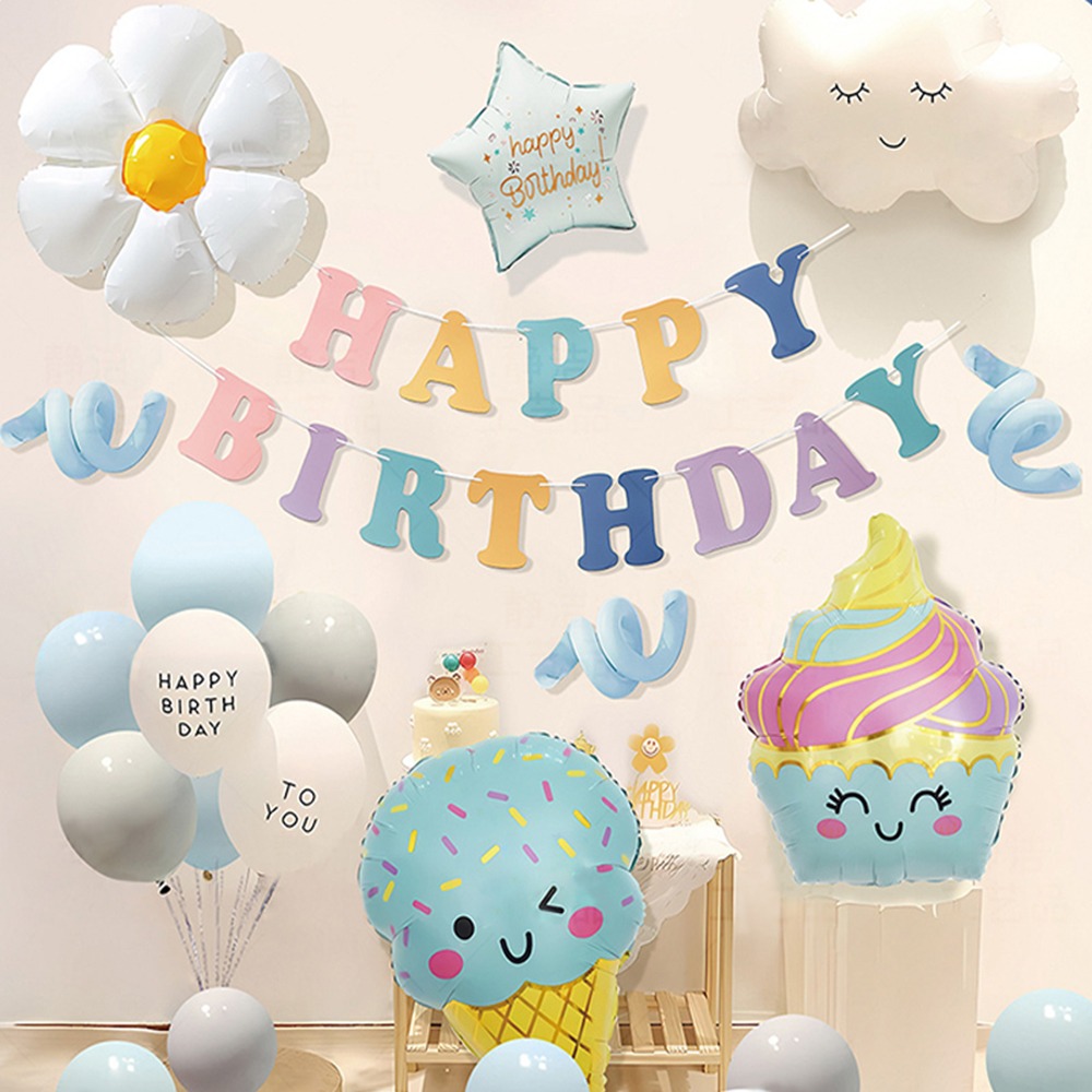 生日派對氣球組 派對佈置 乳膠氣球套裝 生日氣球 慶生 派對 汽球 周歲 9款任選-規格圖6