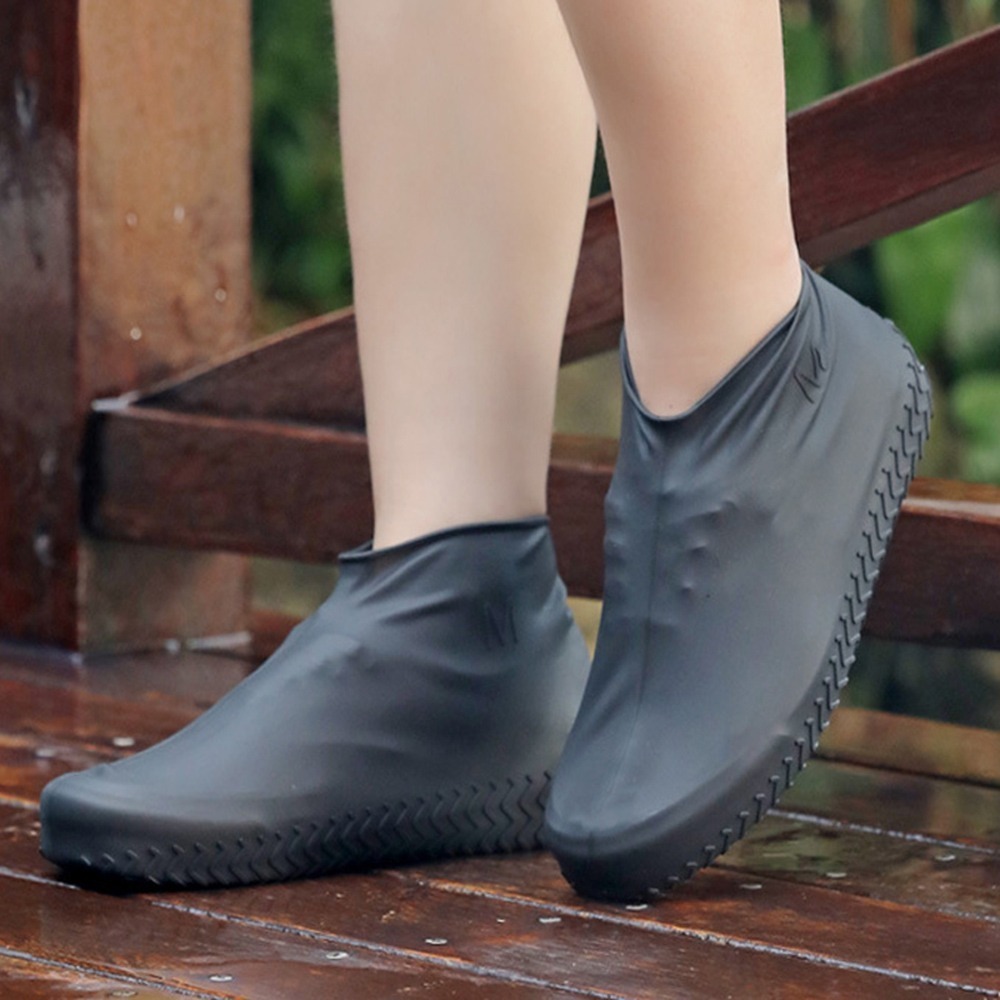 輕薄便攜矽膠防水防滑鞋套 雨鞋套 6色(S/M/L)-規格圖6