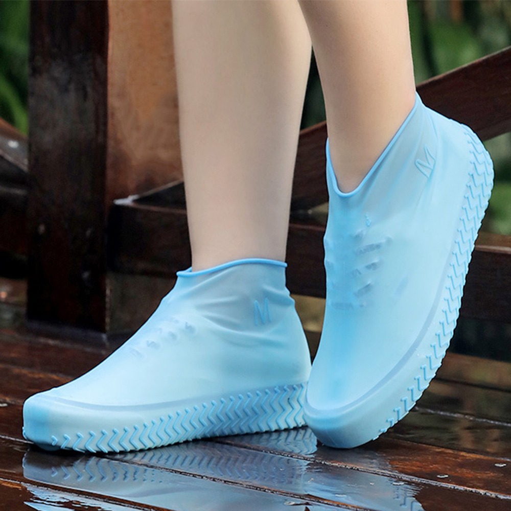輕薄便攜矽膠防水防滑鞋套 雨鞋套 6色(S/M/L)-規格圖6
