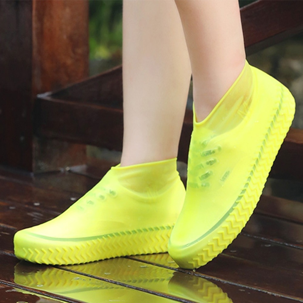 輕薄便攜矽膠防水防滑鞋套 雨鞋套 6色(S/M/L)-規格圖6