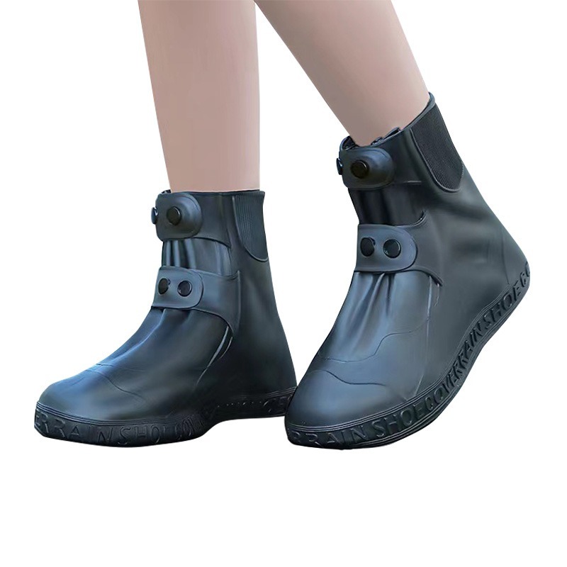 大開口防水雨鞋套 中筒雨鞋套 3色M-3XL可選 防滑雨鞋套 機車族雨鞋套 兒童防水鞋套 耐磨鞋套 防雨鞋套-規格圖10