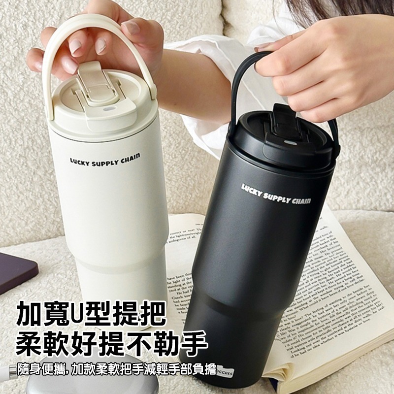 【限時購】700ml手提冰霸杯保溫杯 車載保溫杯 咖啡隨行杯 陶瓷塗層-細節圖6