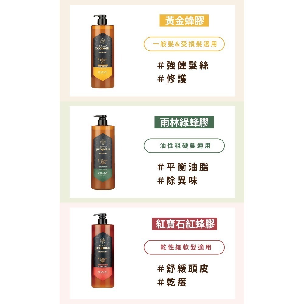 沃霸【🚚現貨】【KERASYS可瑞絲】蜂王漿活力光澤洗髮精系列洗髮精_護髮素1000ml-細節圖9