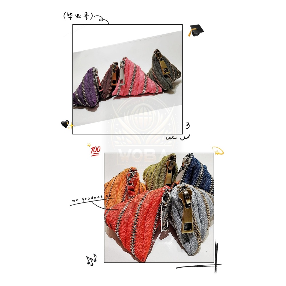 沃霸代購【🚚現貨】粽子拉鍊包~開運福氣手作-細節圖6