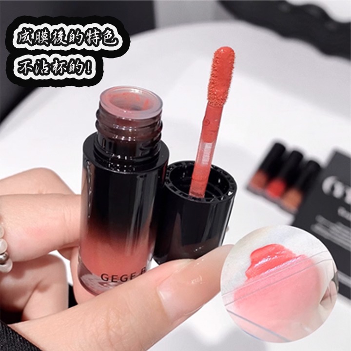 【💞現貨】素顏淡妝 顯白柔霧唇釉 不掉色不沾杯 唇夾兩用超顯白 唇釉 霧面唇釉 口紅 唇釉不掉色 水光唇釉 唇彩 唇蜜-細節圖9