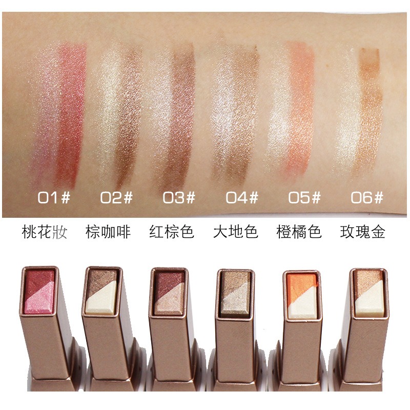 【現貨】漸變雙色眼影棒 雙色眼影 懶人眼影 眼影筆 漸層眼影 彩妝 眼影粉 眼影棒 眼影盤 眼妝 美妝-細節圖5