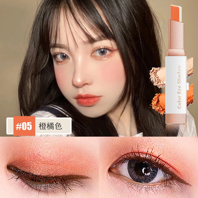沃霸💞漸變雙色眼影棒 雙色眼影 懶人眼影 眼影筆 漸層眼影 彩妝 眼影粉 眼影棒 眼影盤 眼妝 美妝-規格圖9
