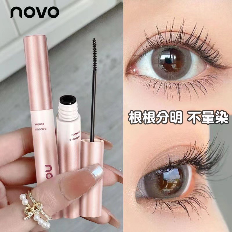 沃霸💞NOVO 靈動密意 纖長 睫毛膏 睫毛 防水 防汗 不暈染 纖長 濃密 卷翹 防護 持久-細節圖9