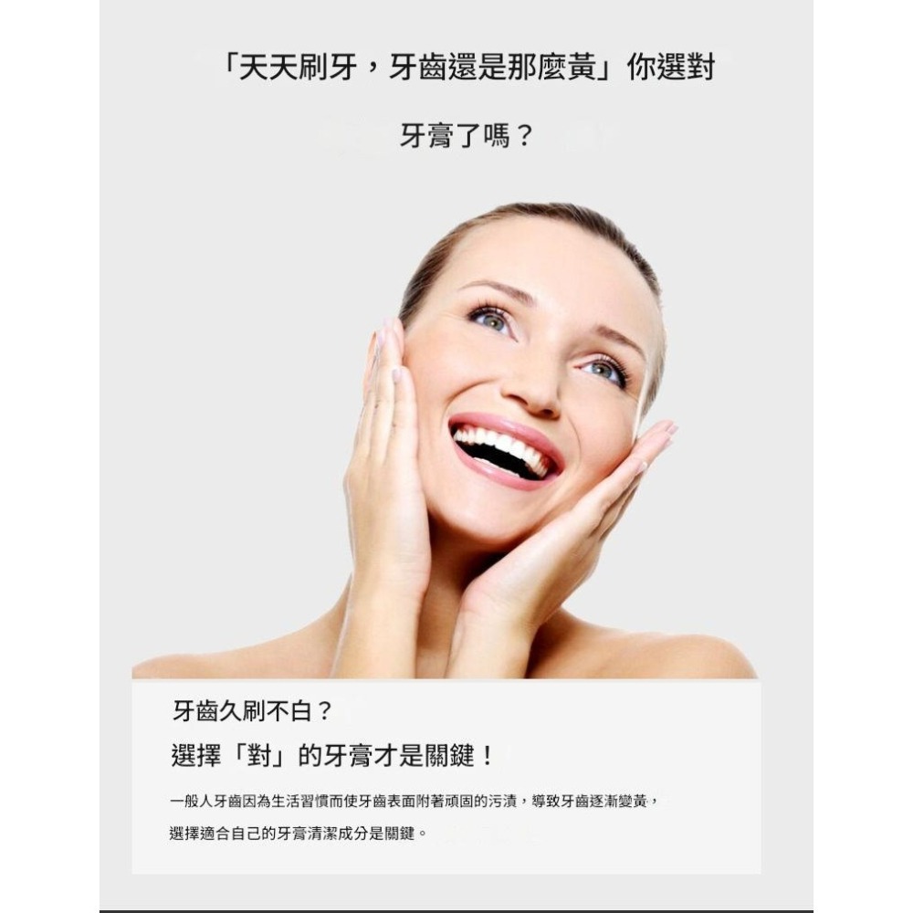 沃霸💞🔥小紅書爆款 亮白牙膏 清新口氣 改善黃牙 口腔護理 牙齒清潔牙垢牙齒 除垢牙美白牙膏 去黃去漬-細節圖3