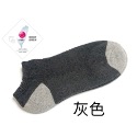 買11送1 臺灣織造  竹炭氣墊襪 船型襪 短襪  踝襪 22-26cm 男女適用(厚底、毛巾底)1雙入-規格圖1