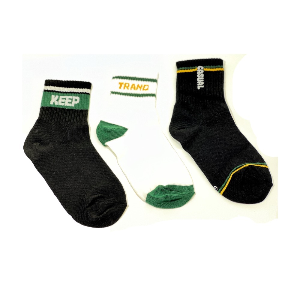 台灣製造 3雙入 兒童棉襪 3-6歲 6-9歲 9-12歲 四種款式可選-細節圖9