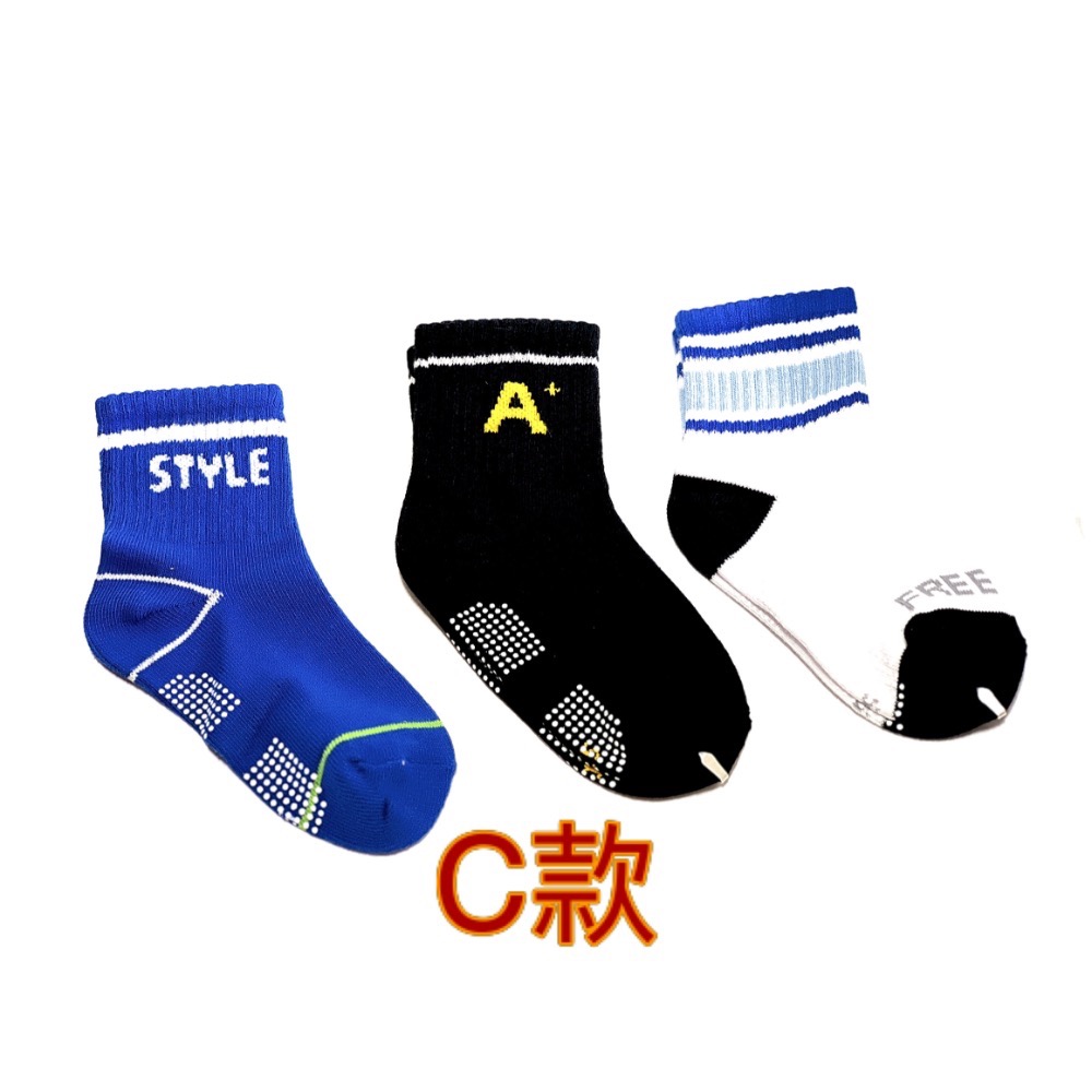 台灣製造 3雙入 兒童棉襪 3-6歲 6-9歲 9-12歲 四種款式可選-規格圖9