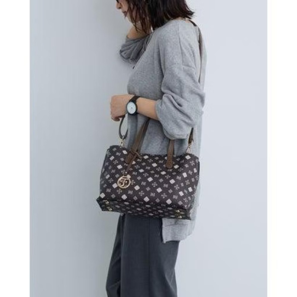 FIRANO 字母F圖騰斜背/手提包-細節圖4