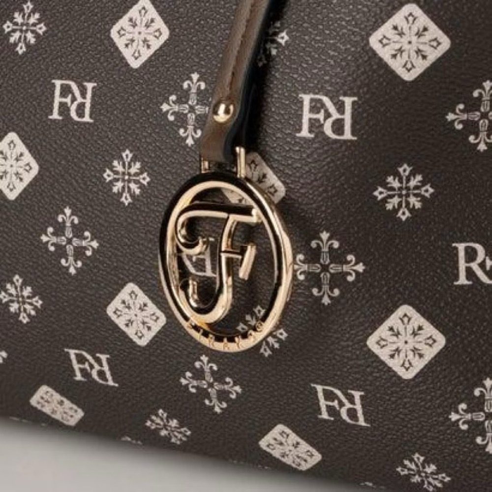 FIRANO 字母F圖騰斜背/手提包-細節圖5