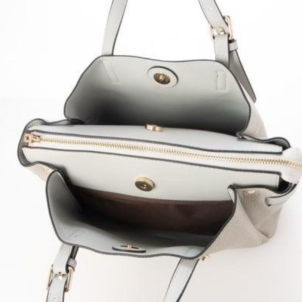 FIRANO 腰帶裝飾三房手提包-細節圖4