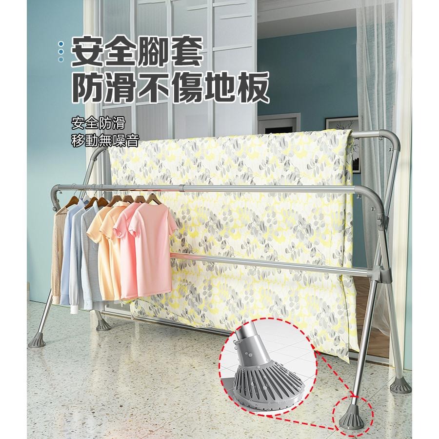 現貨快出【SGT】 X型不鏽鋼曬衣架 升級可升降伸縮衣架 X型曬衣架 免安装晾衣架 不銹鋼掛衣架 三桿曬衣架 曬被架-細節圖7