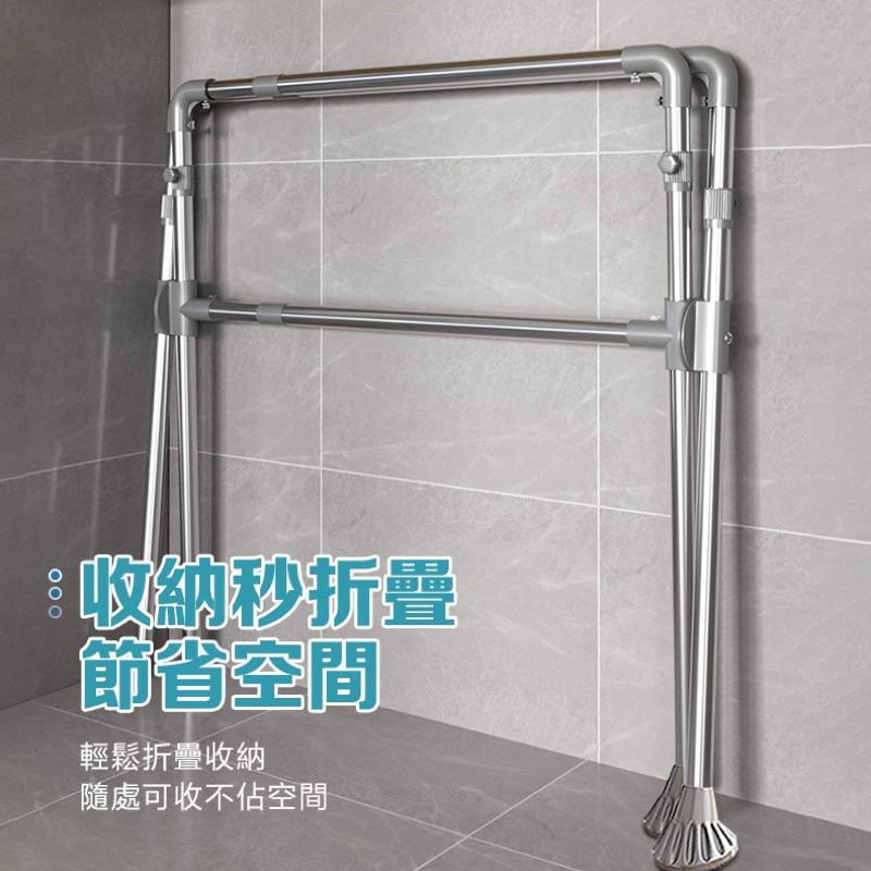 現貨快出【SGT】 X型不鏽鋼曬衣架 升級可升降伸縮衣架 X型曬衣架 免安装晾衣架 不銹鋼掛衣架 三桿曬衣架 曬被架-細節圖9