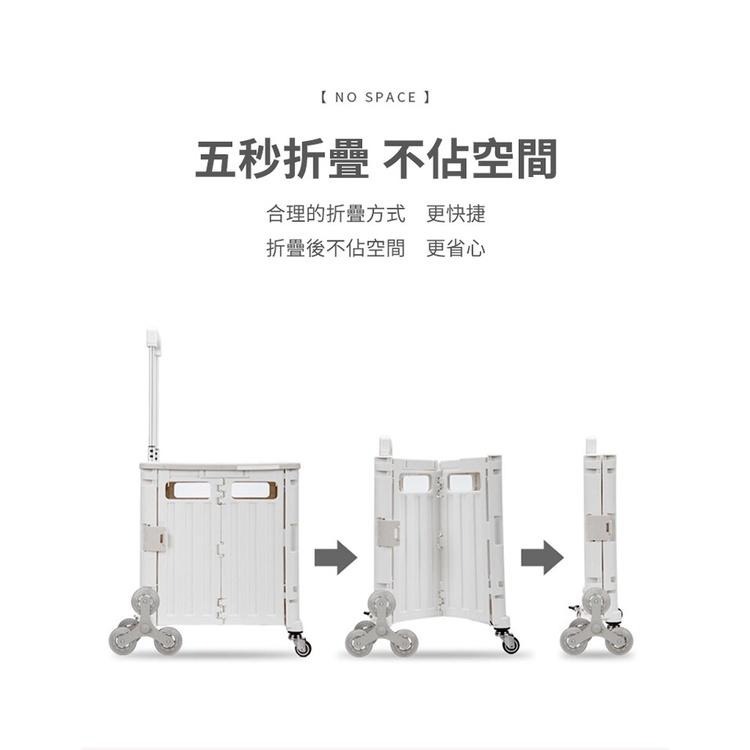 現貨快出【SGT】折疊購物車 萬向購物車 折疊手推車 摺疊手拉車 露營推車 買菜車 摺疊推車 折疊收納車-細節圖2