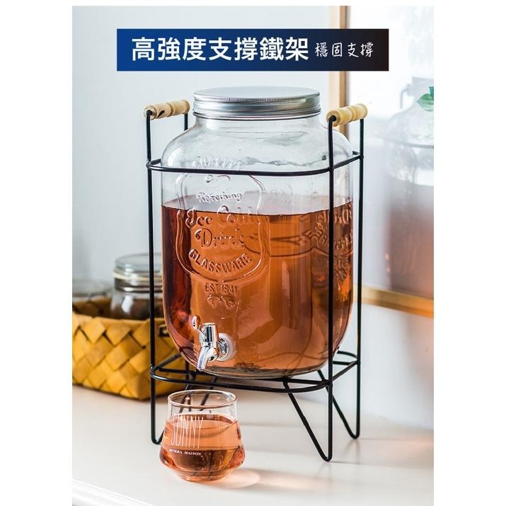 現貨快出【SGT】玻璃梅森果汁桶 飲料桶 果汁瓶 啤酒桶-細節圖9