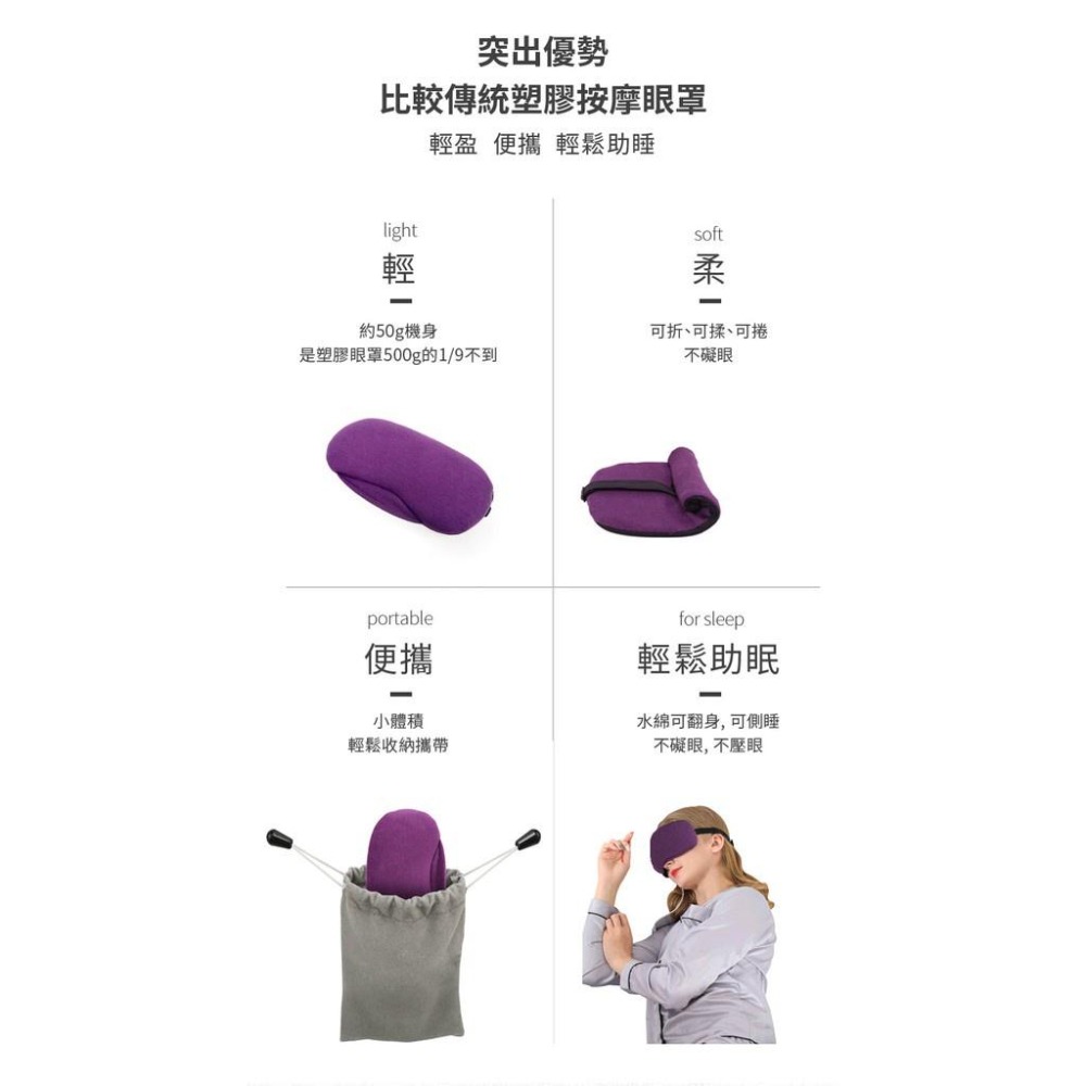 現貨快出【SGT】 按摩眼罩 電動熱敷按摩眼罩 熱敷眼罩 眼部按摩儀 USB調溫定時-細節圖3