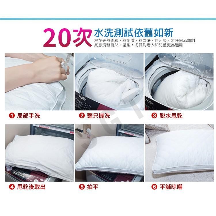 現貨快出【SGT】大升級7星級飯店抗菌防蟎枕頭 可機洗 羽絲絨真空記憶枕心 七星級枕頭-細節圖7