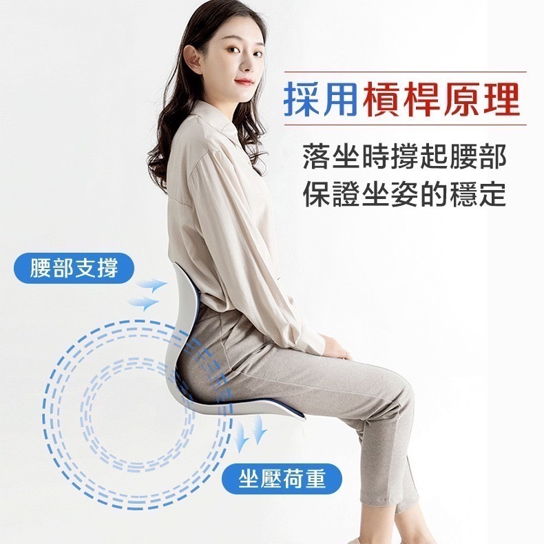 現貨快出【SGT】 護腰坐墊 NGT 加大減壓坐墊 辦公室坐墊 防駝背 腰靠坐墊 護腰墊 美臀坐墊 記憶棉花瓣墊-細節圖4