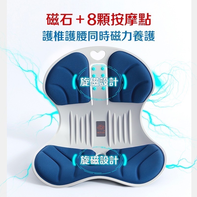 現貨快出【SGT】 護腰坐墊 NGT 加大減壓坐墊 辦公室坐墊 防駝背 腰靠坐墊 護腰墊 美臀坐墊 記憶棉花瓣墊-細節圖8