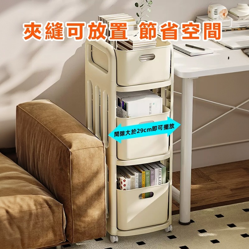 現貨快出【SGT】 抽屜收納櫃 推車收納 書包置物架 桌上收納 滾輪收納架 桌下櫃 收納盒 收納推車-細節圖5